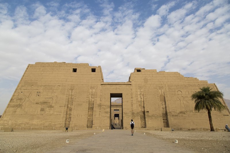 Egyptian Mortuary Temple Of Ramses Iii