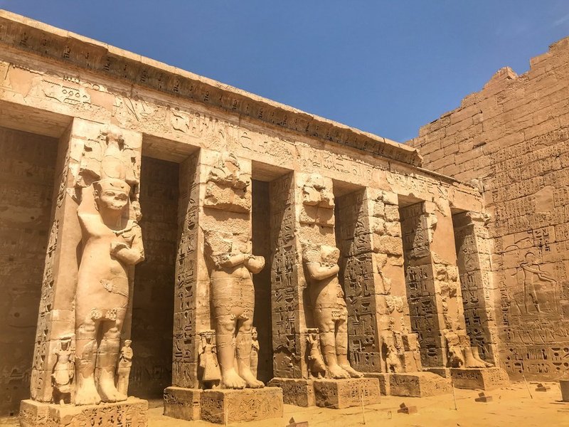 Egyptian Mortuary Temple Of Ramses Iii