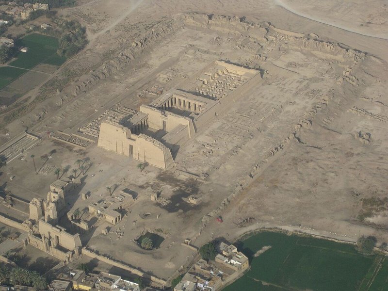 Egyptian Mortuary Temple Of Ramses Iii