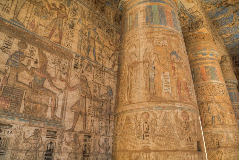 Egyptian Mortuary Temple Of Ramses Iii