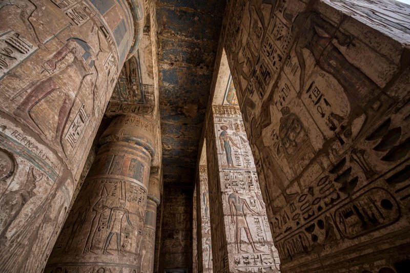 Egyptian Mortuary Temple Of Ramses Iii