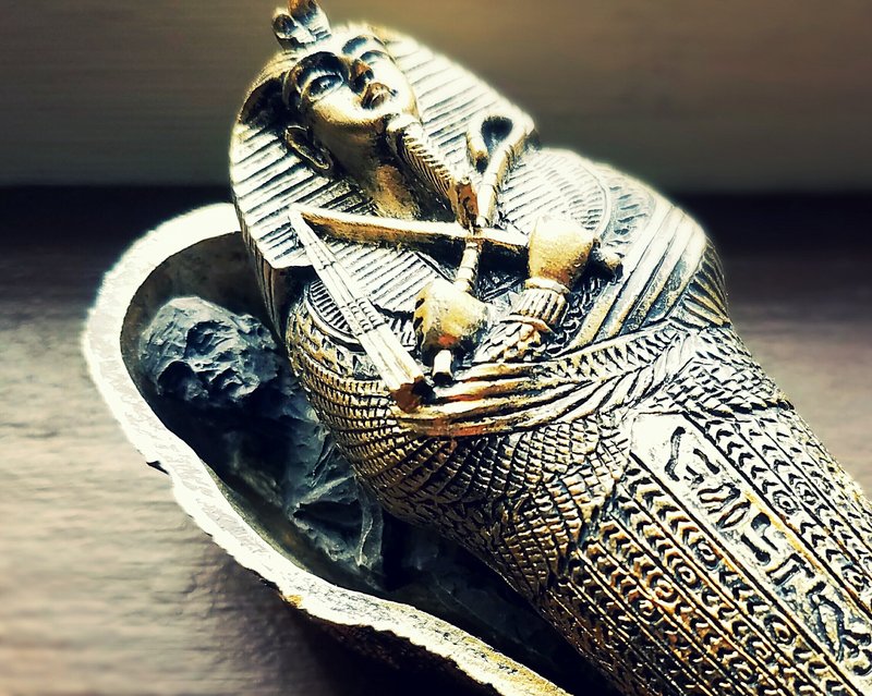 Egyptian Mummy In Sarcophagus