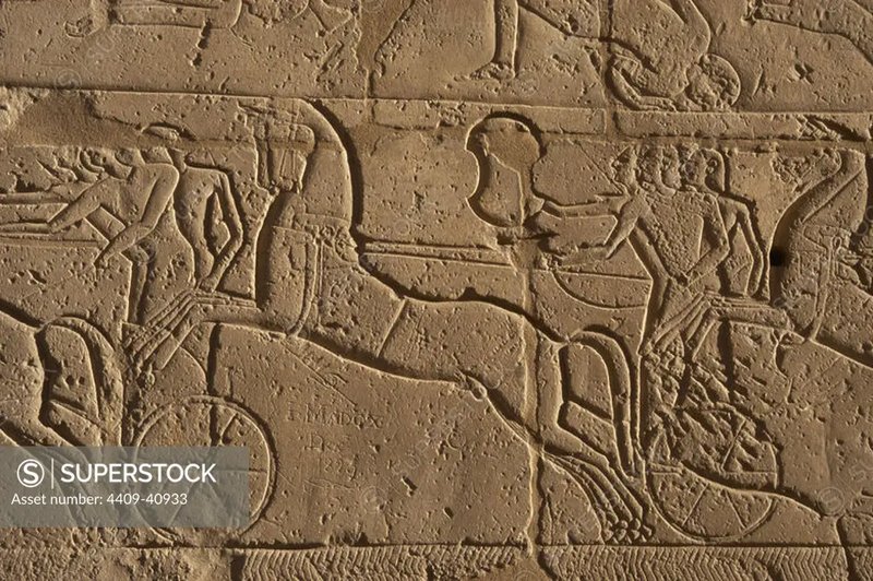 Egyptian New Kingdom Battle Reliefs