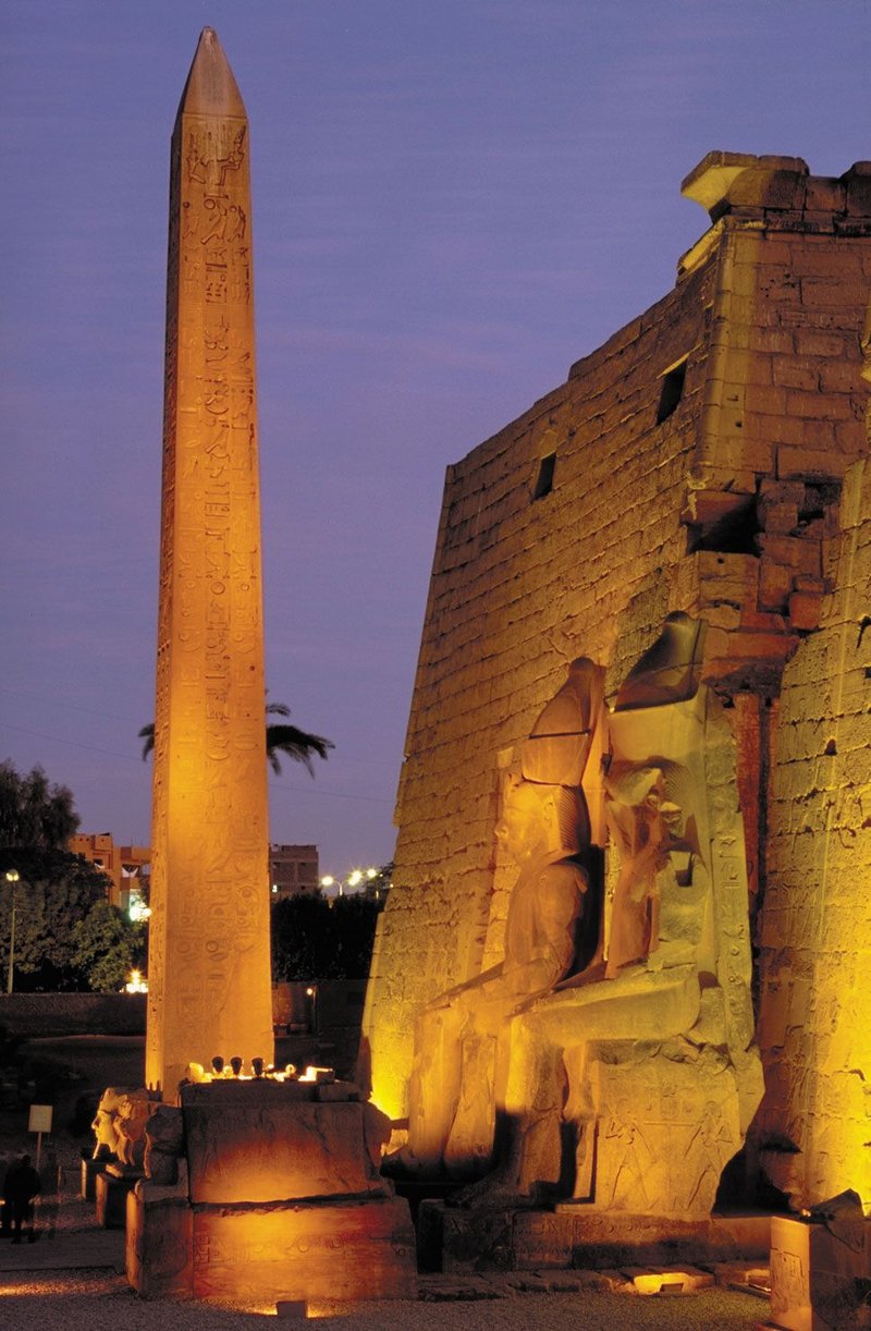 Egyptian Obelisk In Luxor