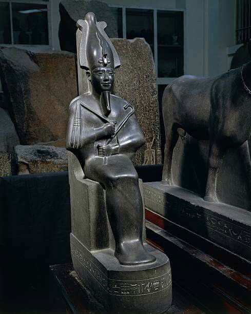 Egyptian Osiris Statues In Tombs<span class=