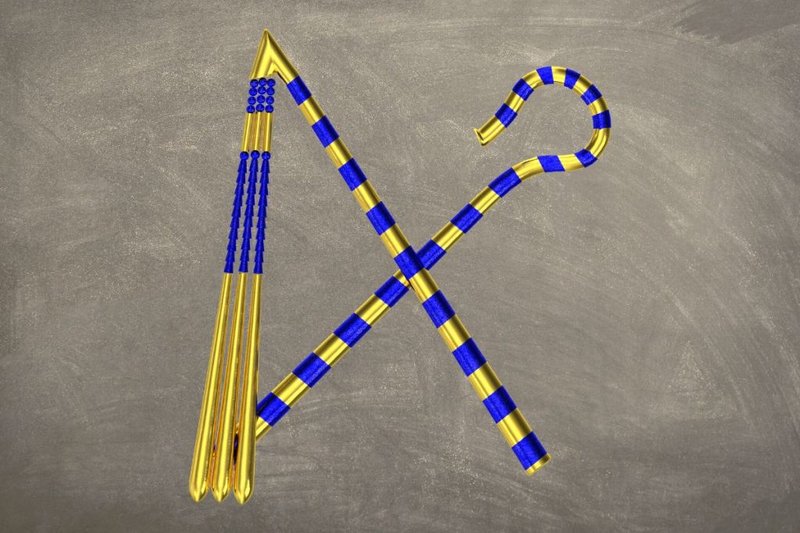 Egyptian Royal Regalia: Crook And Flail