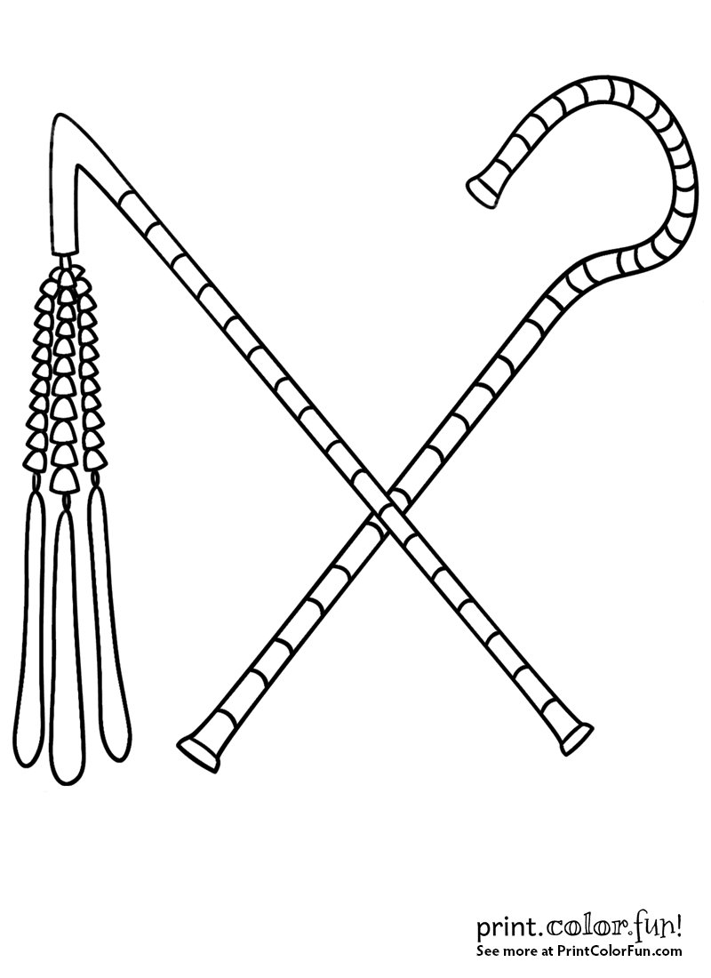 Egyptian Royal Regalia: Crook And Flail