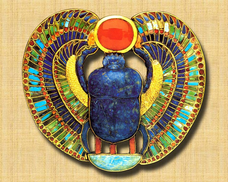 Egyptian Scarab Beetle Amulets