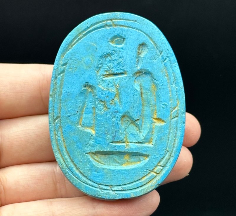 Egyptian Scarab Seal Amulet