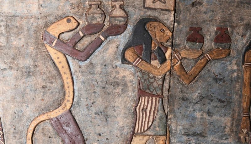 Egyptian Temple Of Esna Ceiling Zodiac