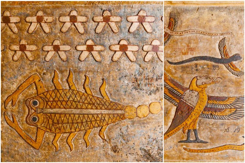 Egyptian Temple Of Esna Ceiling Zodiac