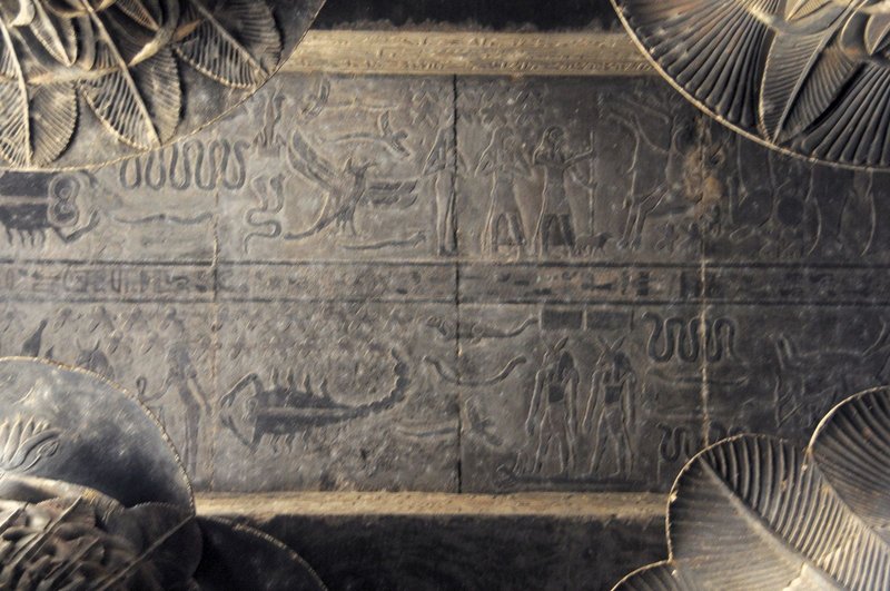 Egyptian Temple Of Esna Ceiling Zodiac