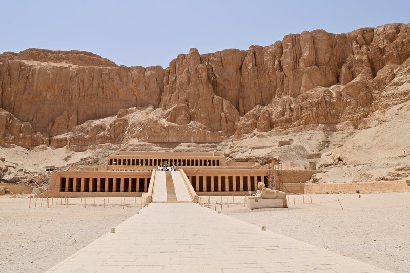 Egyptian Temple Of Hatshepsut Reliefs