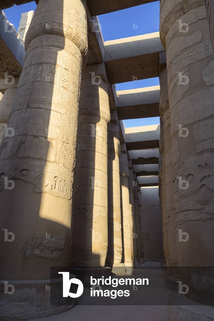 Egyptian Temple Of Karnak Hypostyle Hall