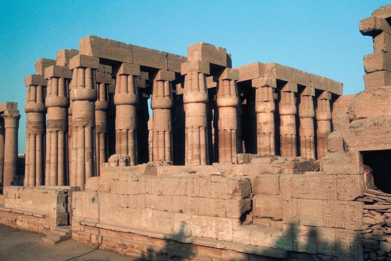 Egyptian Temple Of Karnak Hypostyle Hall