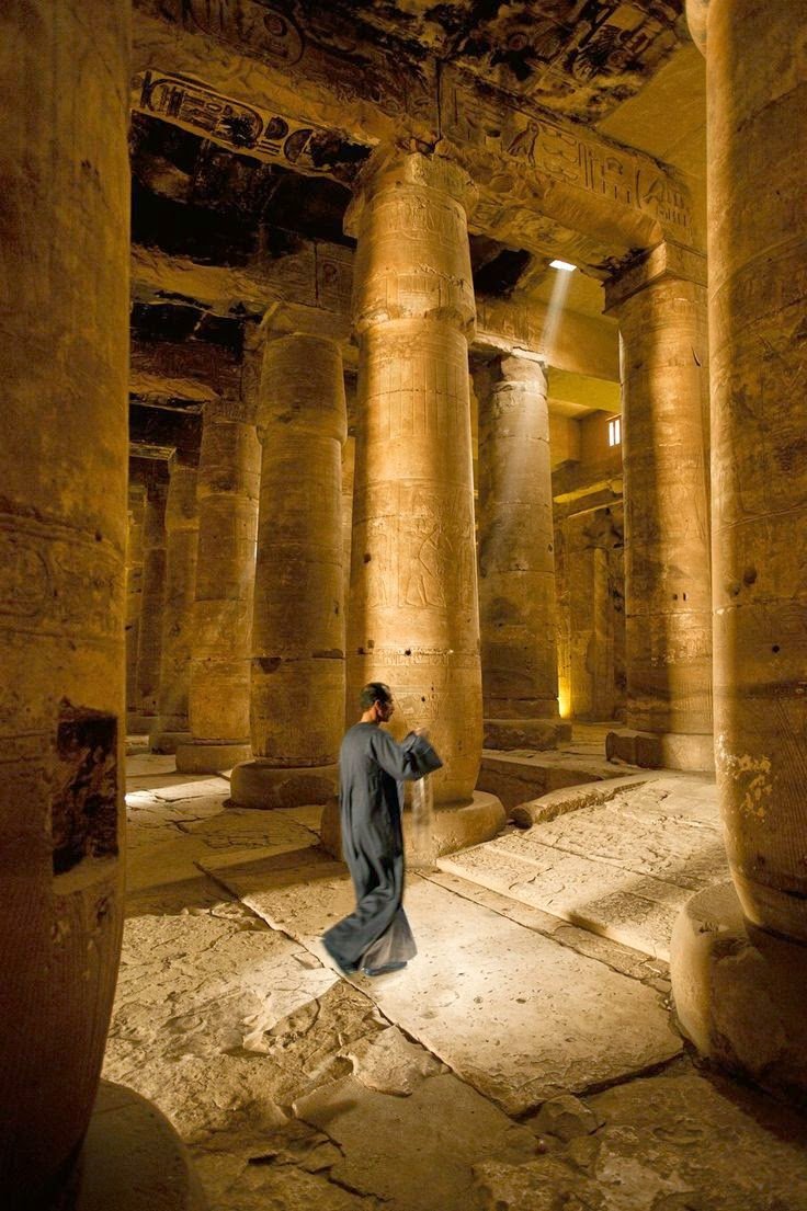 Egyptian Temple Of Seti I In Abydos