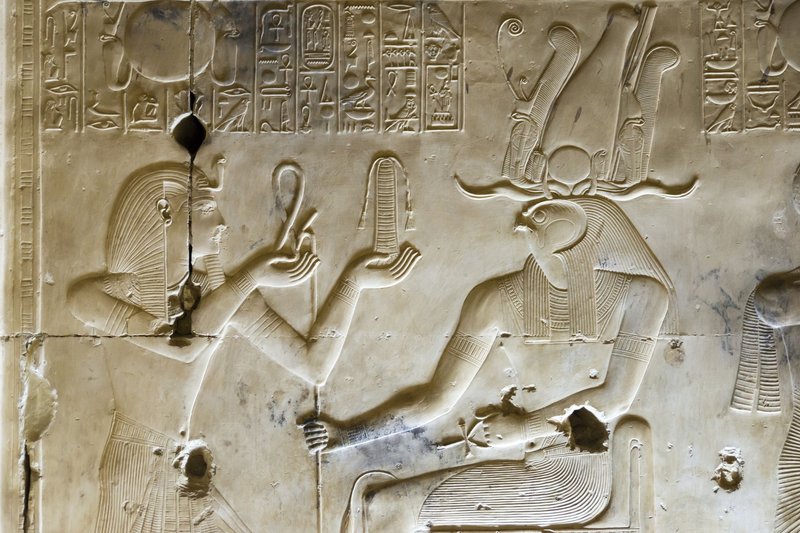 Egyptian Temple Of Seti I In Abydos