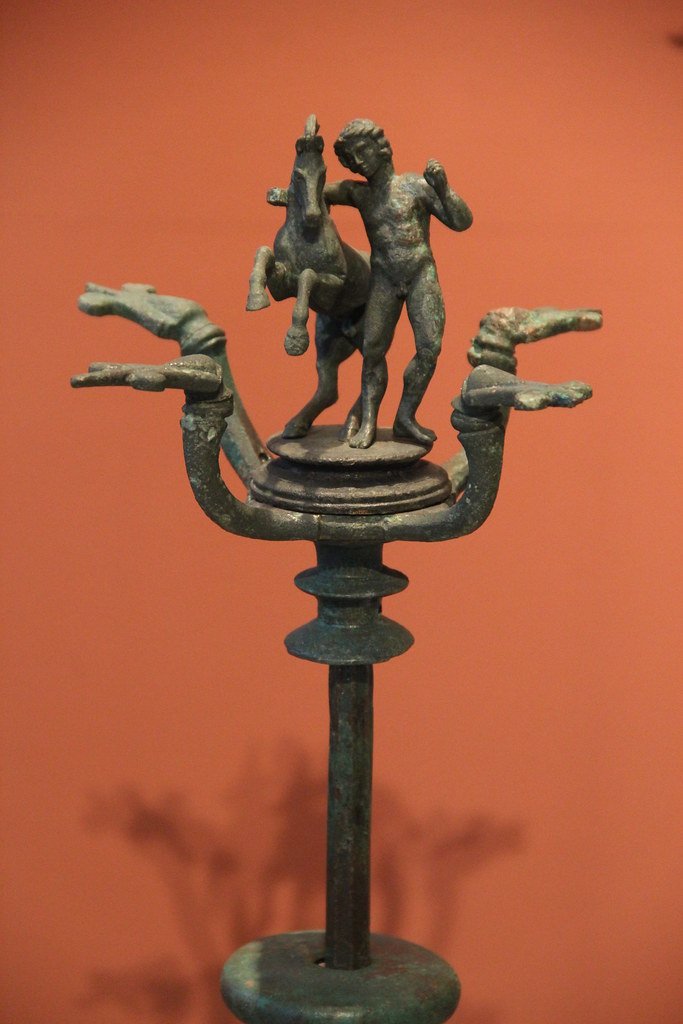 Etruscan Bronze Candelabrum