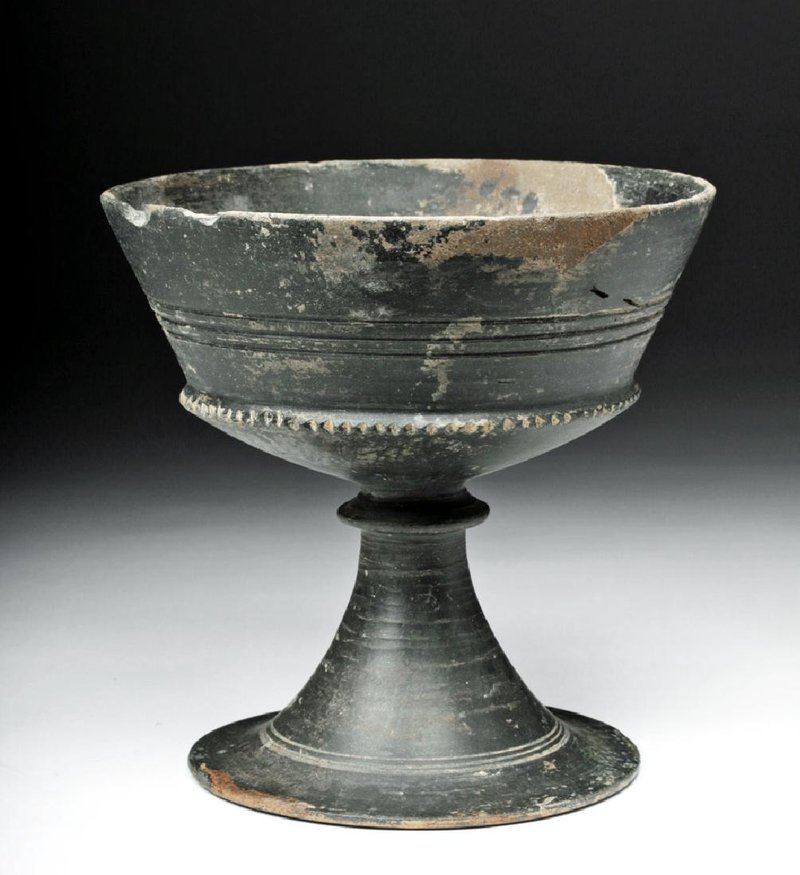 Etruscan Bucchero Black Pottery