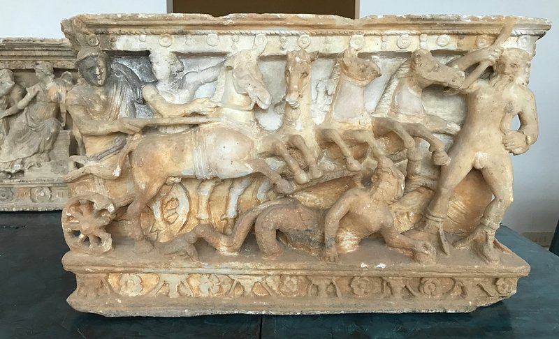 Etruscan Funerary Bed Carvings