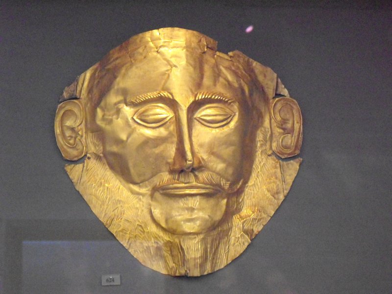 Etruscan Gold Burial Mask