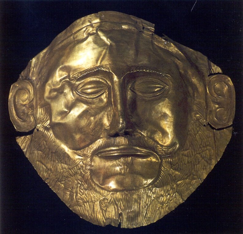 Etruscan Gold Burial Mask