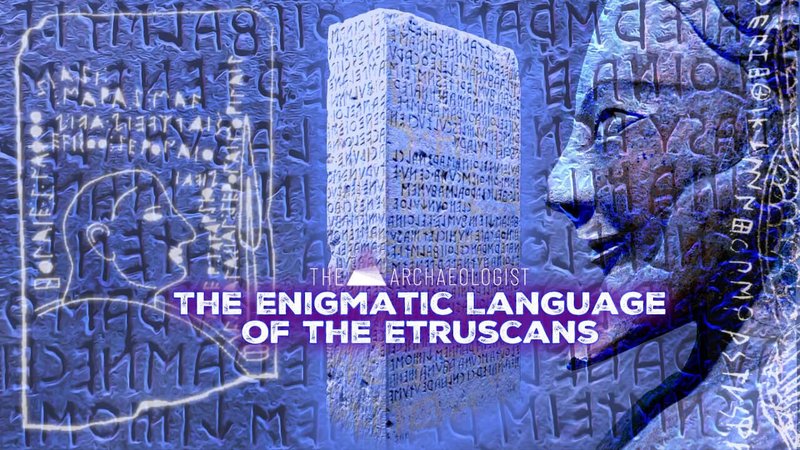 Etruscan Language And Script Origins