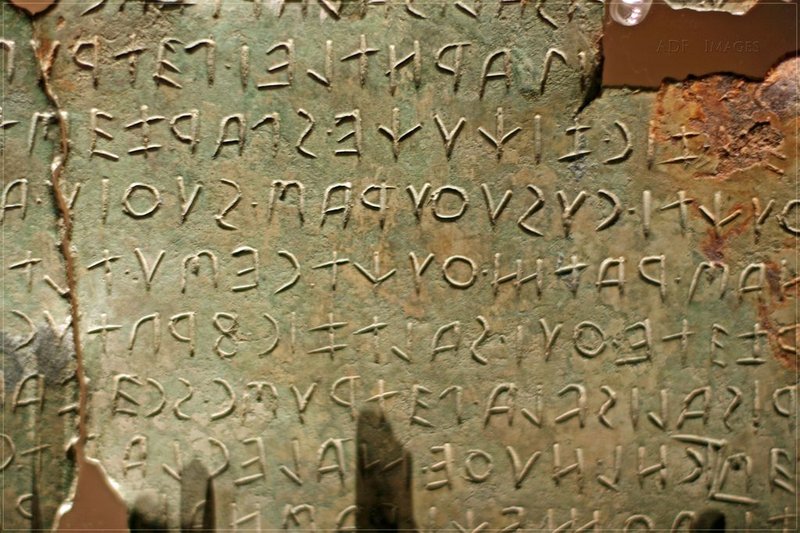 Etruscan Language And Script Origins
