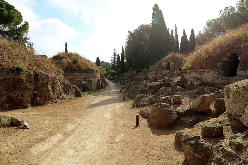 Etruscan Necropolis At Cerveteri