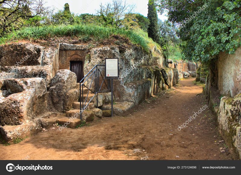 Etruscan Necropolis At Cerveteri