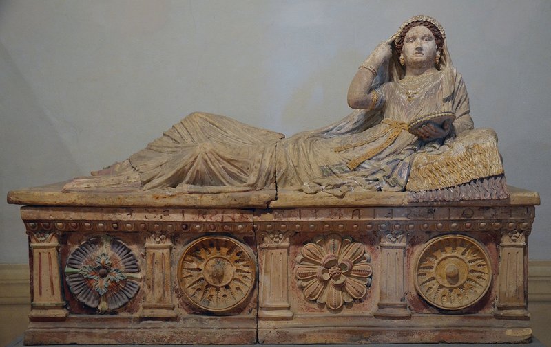 Etruscan Sarcophagus Of Seianti