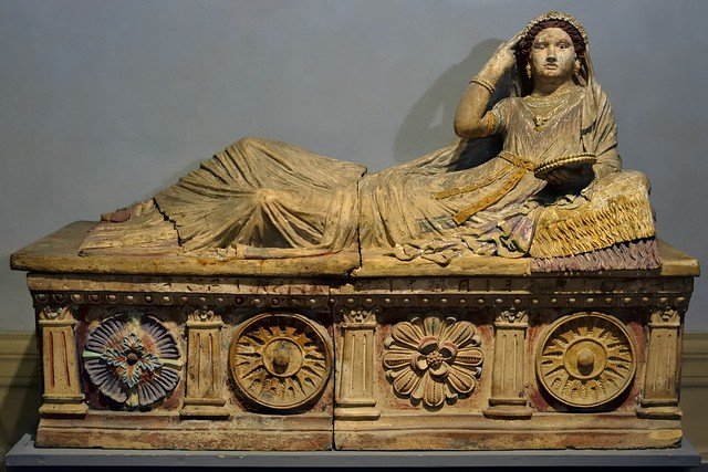 Etruscan Sarcophagus Of Seianti