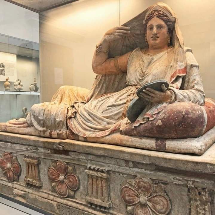 Etruscan Sarcophagus Of Seianti