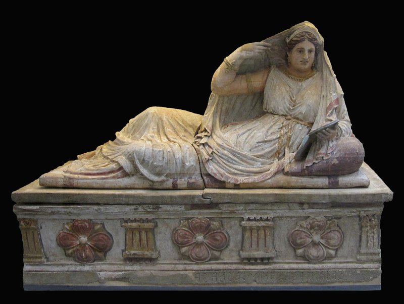 Etruscan Sarcophagus Of Seianti