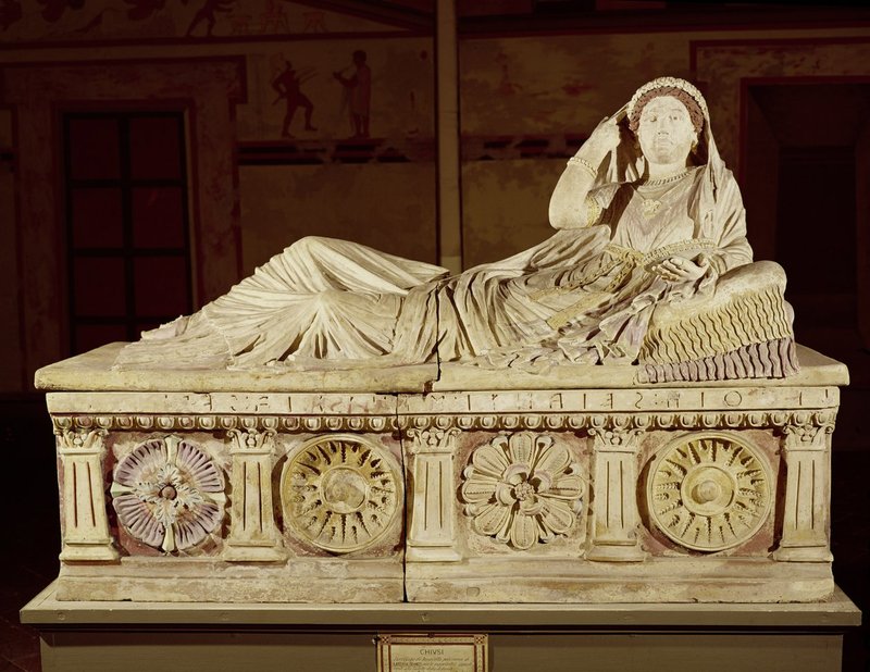 Etruscan Sarcophagus Of Seianti