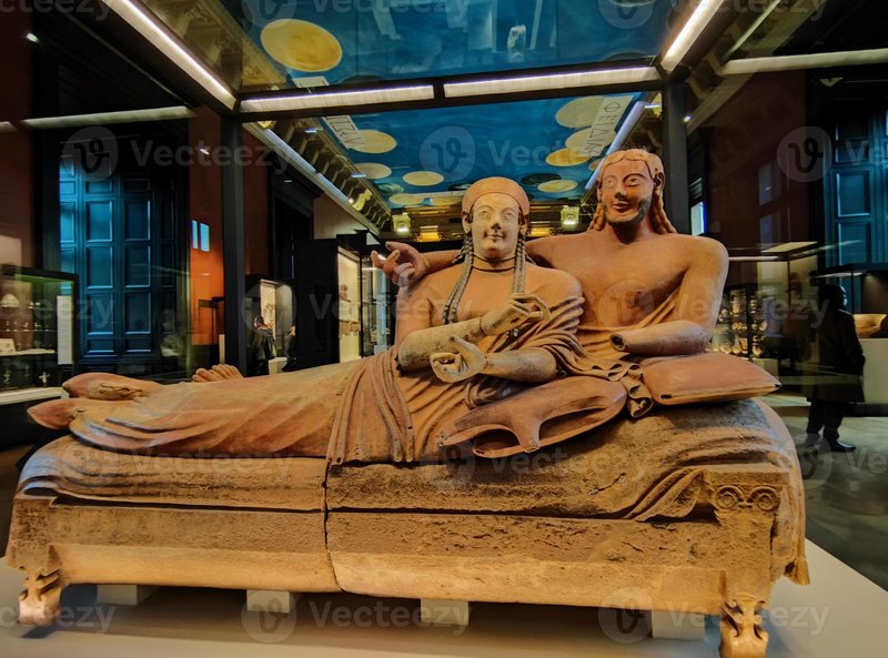 Etruscan Sarcophagus Of The Spouses