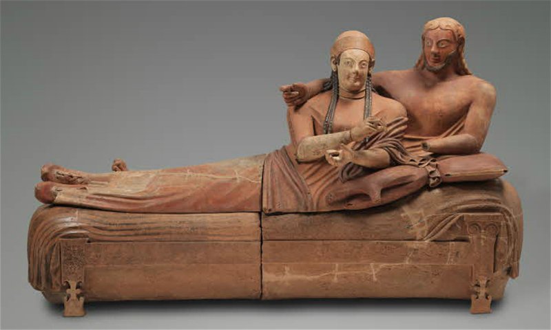 Etruscan Sarcophagus Of The Spouses<span class=