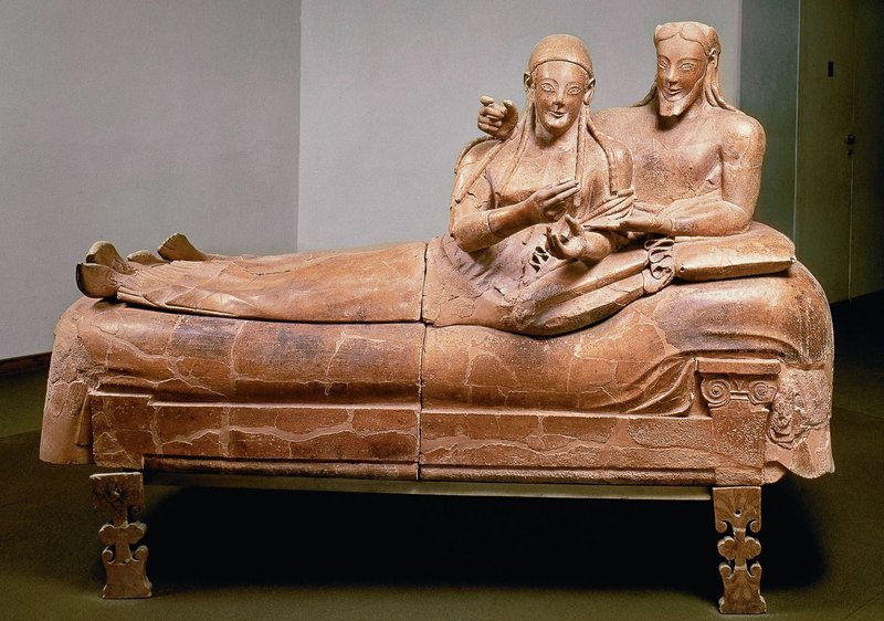 Etruscan Sarcophagus Of The Spouses