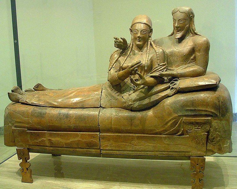 Etruscan Sarcophagus Of The Spouses