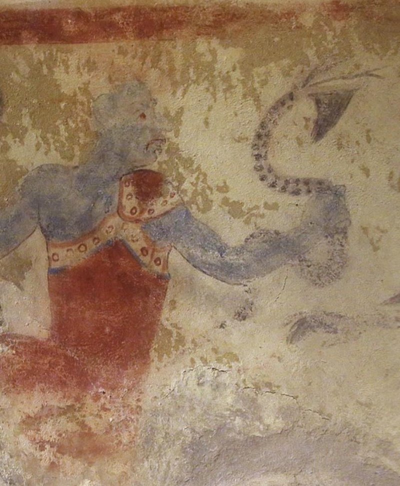 Etruscan Tomb Of The Blue Demons