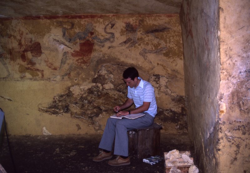 Etruscan Tomb Of The Blue Demons
