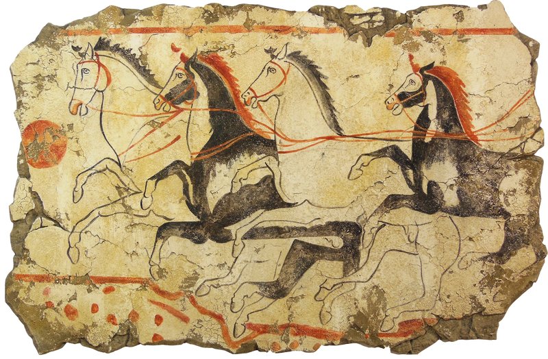 Etruscan Tomb Painting Of Musicians