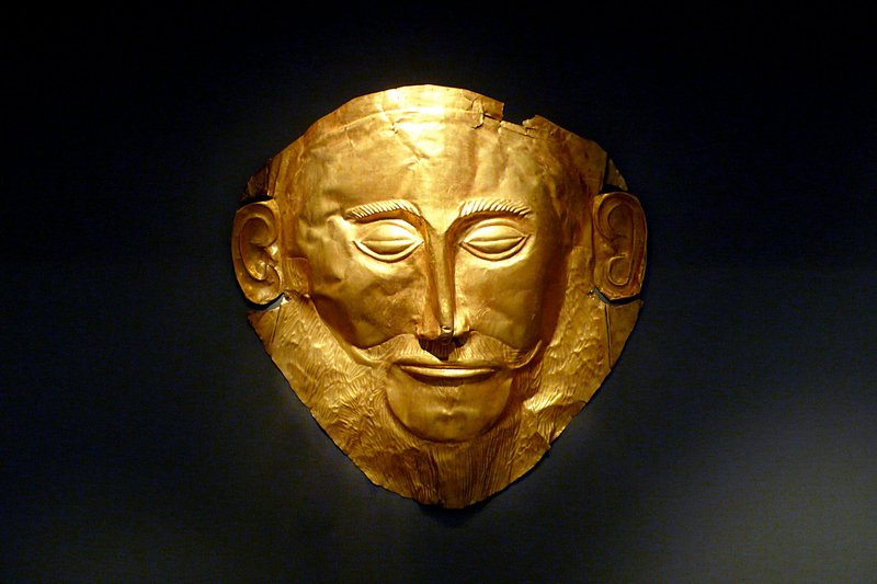 Funerary Masks Of The Mask Of Agamemnon