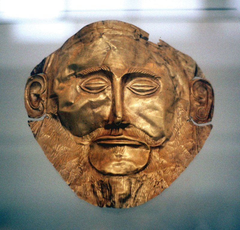 Funerary Masks Of The Mask Of Agamemnon