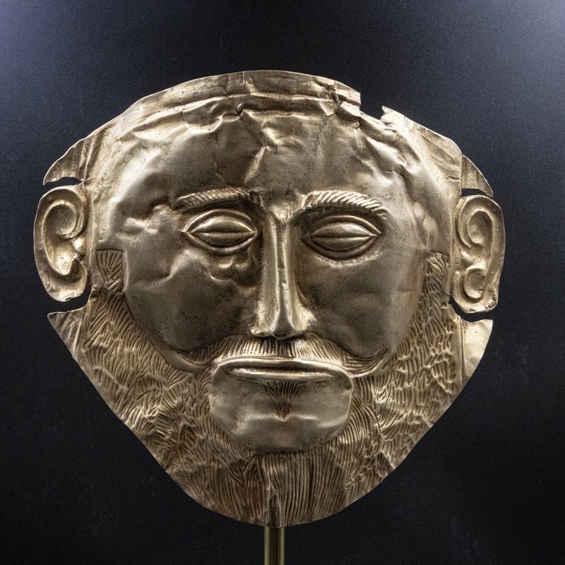 Funerary Masks Of The Mask Of Agamemnon