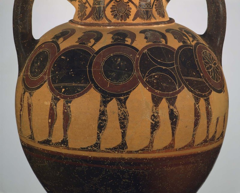 Greek Amphora Depicting Achilles