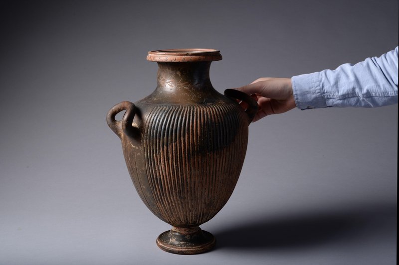 Greek Black-Glaze Pottery Sherds
