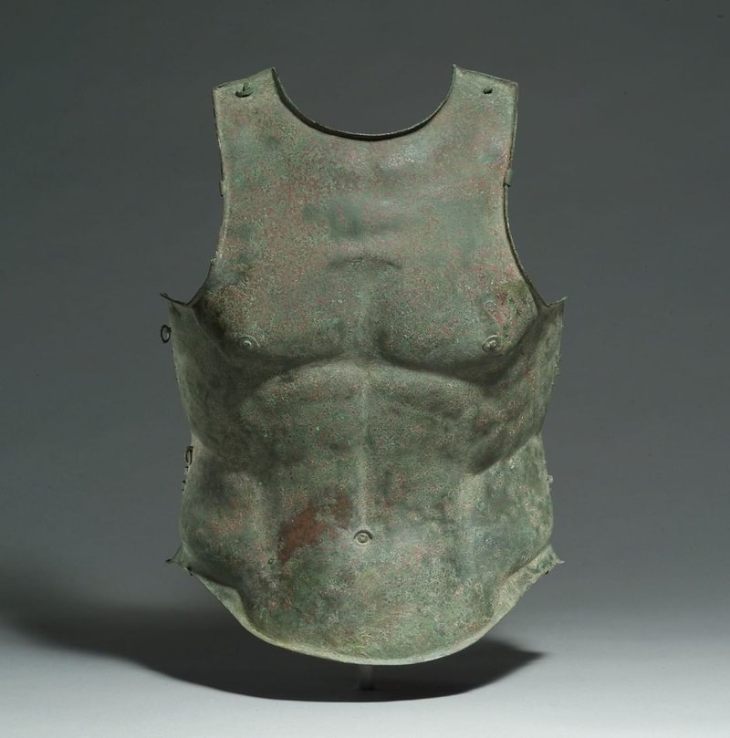 Greek Hoplite Bronze Cuirass<span class=