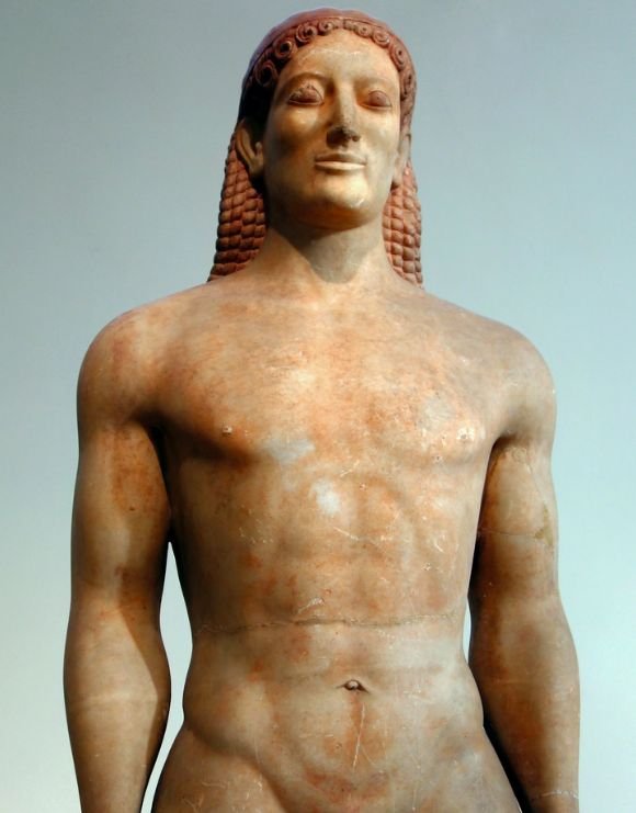 Greek Kouros Statue From Anavysos