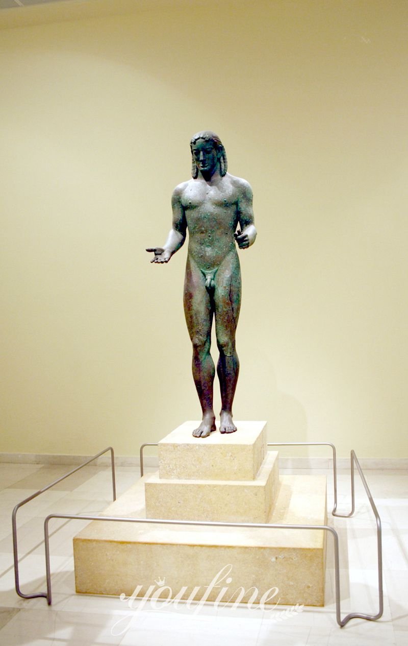 Greek Kouros Statue From Anavysos